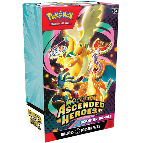Ascended Heroes booster bundle x1 LIVE RIP